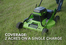 Load image into Gallery viewer, 82V 30” Self-Propelled Lawn Mower with (3) 8Ah Batteries and Dual Port Charger
