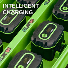 Load image into Gallery viewer, 82V Six Port Charger with Six 4Ah Batteries Included
