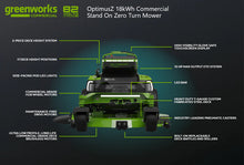 Load image into Gallery viewer, OptimusZ 48&quot; 18kWh Stand-On Zero Turn Mower
