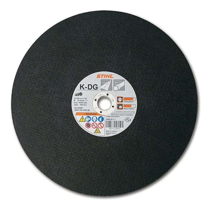 K-DG - Abrasive Wheel —Asphalt & Ductile Iron