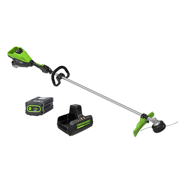 Optimus 82V 1.6 kW String Trimmer With (1) 4 Ah Battery and Dual Port Charger