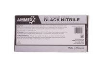 Load image into Gallery viewer, AMMEX Black Nitrile PF Exam SM Gloves
