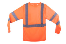 Load image into Gallery viewer, T-SHIRT LONG SLEEVES CLASS III, ORANGE 100% polyester, 130g/m2 birdeyes ,Reflect
