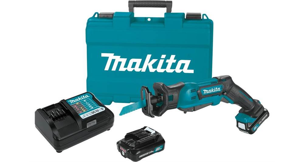 2021 Makita 12V max CXT® Lithium-Ion Cordless Recipro Saw Kit (2.0Ah) (RJ03R1)