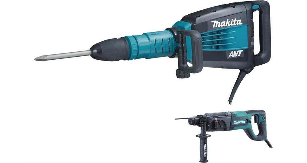 2021 Makita 27 lb. AVT® Demolition Hammer, accepts SDS-MAX bits and 1