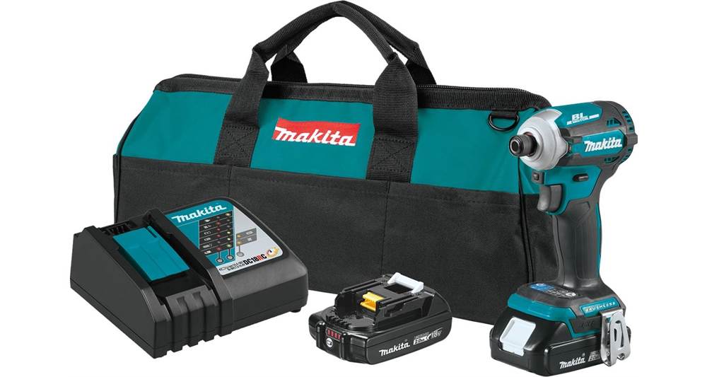 2021 Makita 18V LXT® Lithium-Ion Compact Brushless Cordless Quick-Shift Mode™ 4-Speed Impact Driver Kit (2.0Ah)