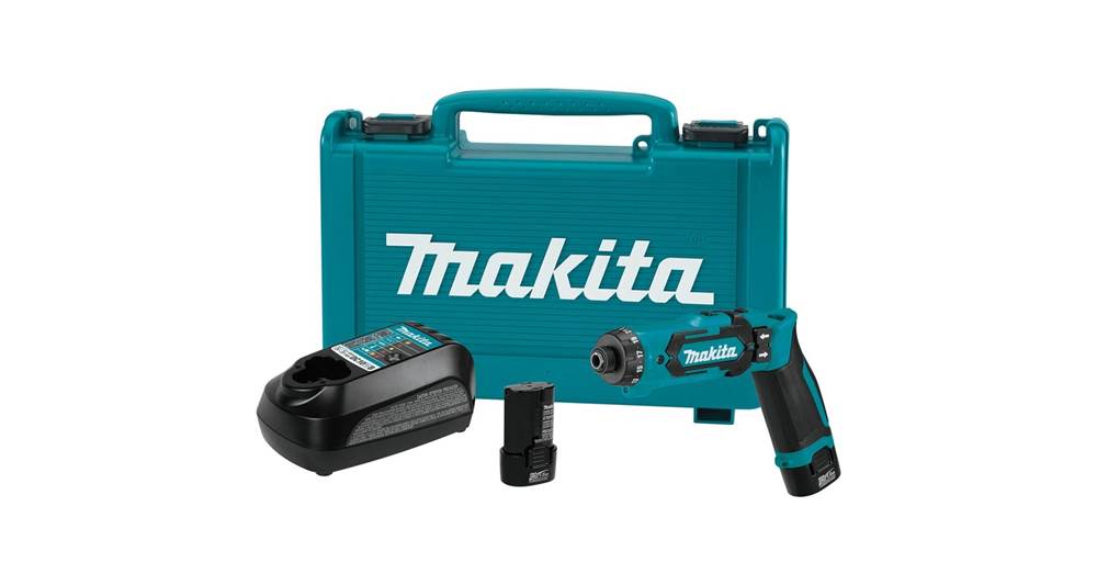 2020 Makita 7.2V LithiumIon 1/4" Hex DriverDrill Kit (DF012DSE