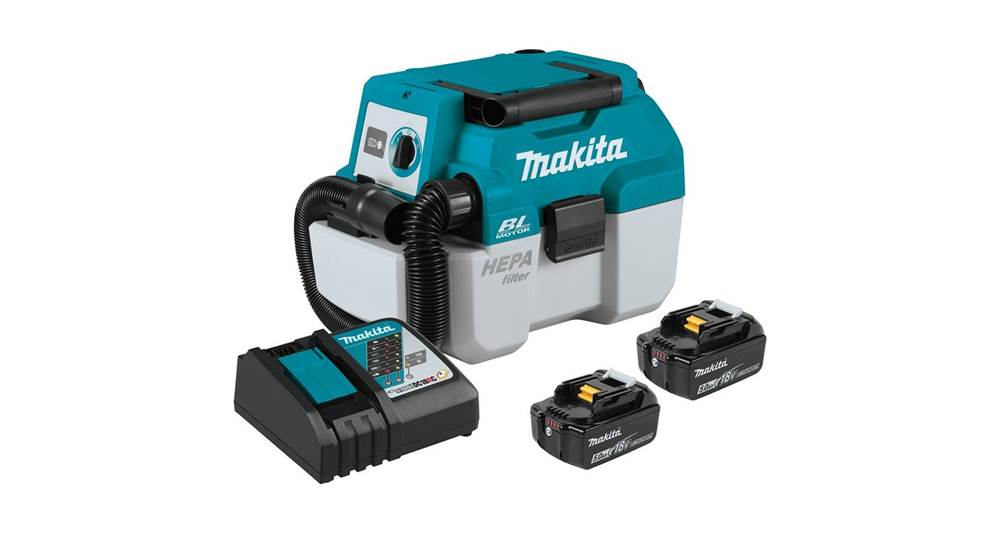2020 Makita 18V LXT® Brushless 2 Gal. HEPA Filter Portable Wet/Dry Dust Extractor/Vacuum Kit (XCV11T)