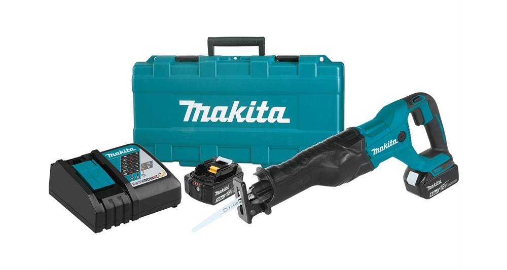 2021 Makita 18V LXT® Lithium-Ion Cordless Recipro Saw Kit (5.0Ah) (XRJ04T)