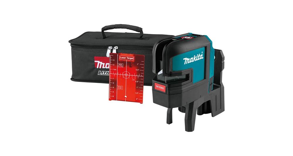 2020 Makita 12V max CXT® Self-Leveling Cross-Line / 4-Point Red Beam Laser (SK106DZ)